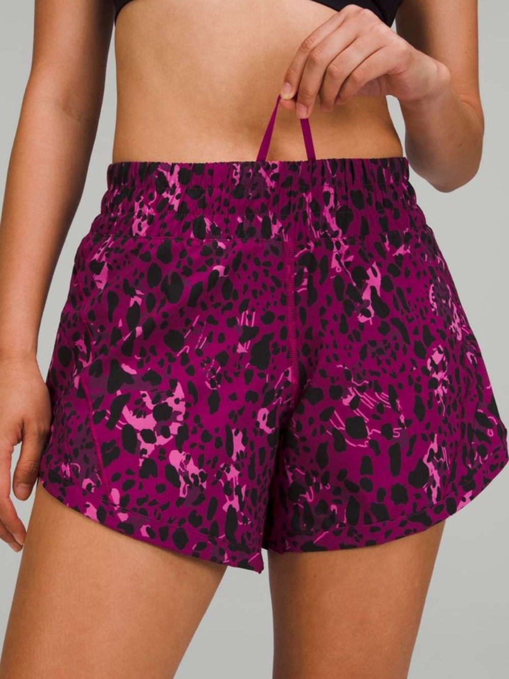 LULULEMON. Track That Shorts. Animal Print. Size 6.